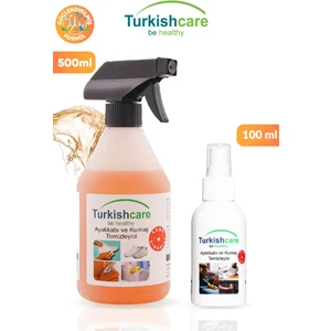 Ayakkabı Ve Kumaş Temizleme Spreyi 500 Ml + 100 Ml Seyahat Boyu