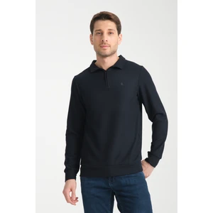 Erkek Yarım Fermuarlı Uzun Kol Sweatshirt 7702