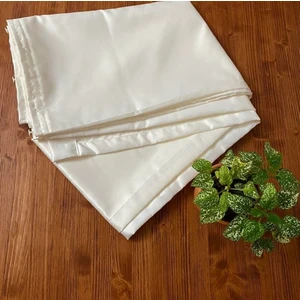 Saten Güneşlik Beyaz-Krem  Luxury Kumaş- 1. Sınıf Dikiş - Kopmayan Düğme