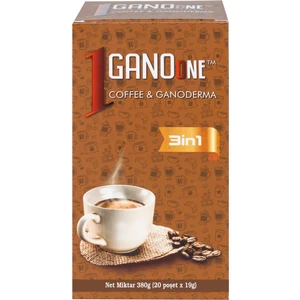 1 Kutu 3in1, Ganoderma Reishi Mantarı Özütlü Kahve Karışımı - (20 Poşet x 21 gr)