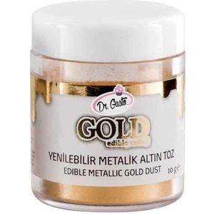 Dr. Gusto Yenilebilir Metalik Toz Altın Gıda Boyası 10 gr
