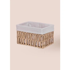 The Mia Cesta Hasır Organizer Sepet Naturel 26 x 18 x 16  cm  SPT0083