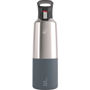 Quechua Outdoor Paslanmaz Çelik Termos - 1 L - Gri - 900