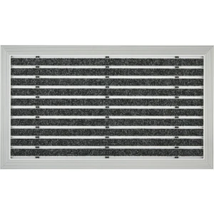 - Ultra Mat Halı Fitilli Alüminyum Paspas - 60x90cm - Siyah