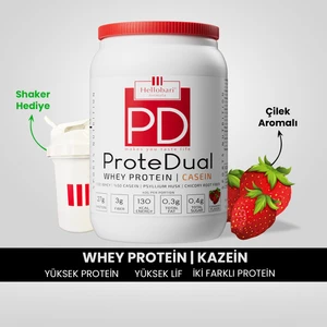 Formula Protedual | Whey Protein - Kazein Proteini | Çilek Aromalı | 28 Porsiyon
