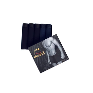 Donset İç Giyim Erkek Desenli Battal Boy Boxer - 5'lı Özel Kutusunda Bohçalık Özel Paket