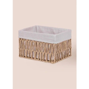 The Mia Cesta Hasır Organizer Sepet Naturel 30 x 22 x 19  cm  SPT0082