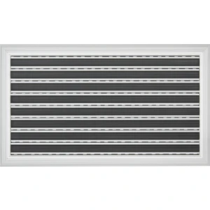 - Power Mat Kauçuk Fitilli Alüminyum Paspas - 47x83cm - Siyah