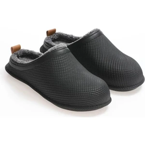 12464 Eva Içi Kürklü Islak Zemin Erkek Kışlık Ev Bahçe Sokak Iş Terliği