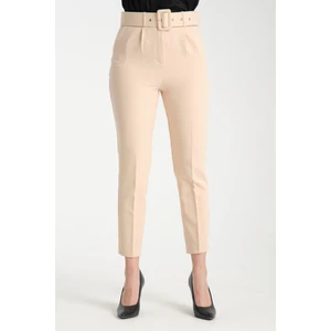 Kadın Kemerli Kumaş Pantolon 2988