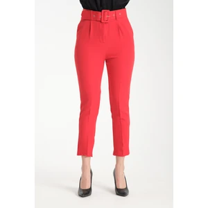 Kadın Kemerli Kumaş Pantolon 2988