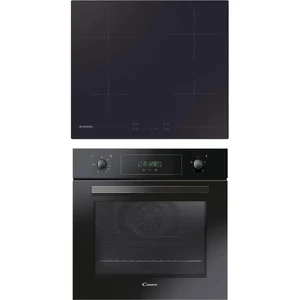Canddy Elektrikli Turbolu 2'li Siyah Cam Ankastre Set (HH64CCB-FCP405N/E)