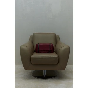 Suud Collection Kırmızı Milan Zincirli Deri Çanta