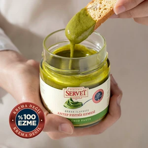 Servet Şeker İlavesiz %100 Antep Fıstığı Ezmesi 200 gr