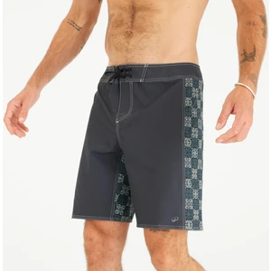 Olaian Erkek Uzun 19" Deniz Şortu/ Boardshort - Siyah - 500 ARCH TAOW