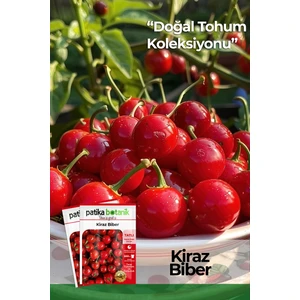 Patika Botanik 200 Adet Kiraz Biber Tohumu (Tatlı)