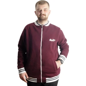 Mode Xl Büyük Beden Erkek Kolej Mont Süper 22614 Mürdüm