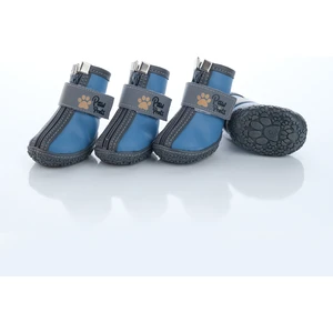 Paw Prints Kışlık Su Geçirmez Köpek Ayakkabısı, Kaliteli Gerçek Deri Yüzey Köpek Botu, Fermuar Tasarımlı Köpek Ayakkabısı, Kauçuk Taban Köpek Ayakkabısı
