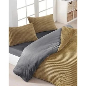 Fitilli Peluş Nevresim Takımı Çift Kişilik