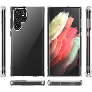 ZORE Galaxy S22 Ultra - Kılıf Sararmaz Parmak Izi Yapmayan Forst Kapak - Şeffaf