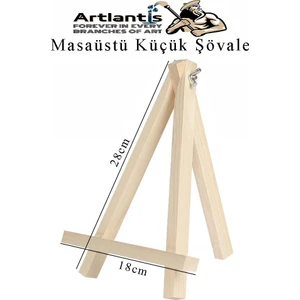 Küçük Akrobat Şövale Masaüstü 1 Adet Mini Katlanabilir Tuval Çerçeve Fotoğraf Sövale Ressam Sehbası Resim Standı