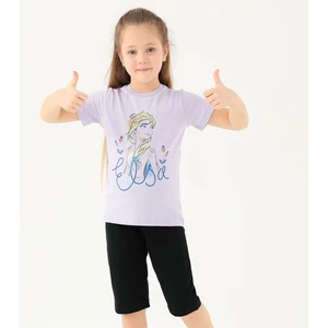 Disney Frozen D4803  Kız Çocuk Kısa Kol T-Shirt