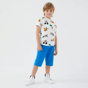 Mickey Mouse D4795-3 Erkek Çocuk Alt Üst Takım Krem