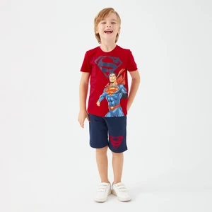 SuperMan L1560-3 Erkek Çocuk Alt Üst Takım Kırmızı