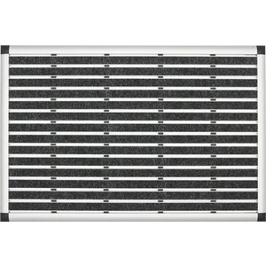 - Elegant Mat Halı Fitilli Alüminyum Paspas - 60x90 cm - Siyah