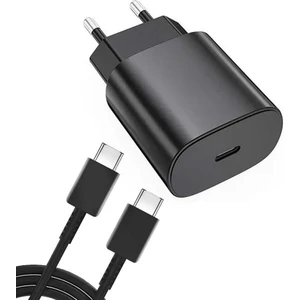 Samsung Galaxy Tab A9 Tab A9+ Plus Uyumlu Hızlı Şarj Aleti Seti Kablo+Adaptör Pd 25W
