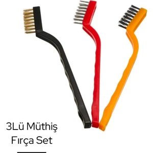 Temizlik Tel Fırça Seti , Pas Kir Yağ Sökücü Mutfak Banyo Zor Kir Sökme Fırçası