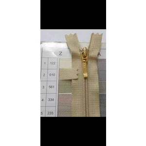 25 cm 1 Adet Dipli Ince Diş Plastik Ykk Fermuar