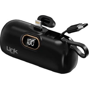 Linktech EP54 4800 mAh Lightning Dock Stant Type-C Kablolu Mini Powerbank