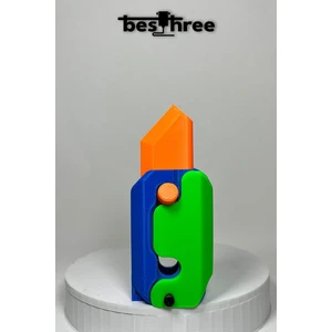 Gravity Knife- Stresbıçağı Farklı Renklerde( Yeşil-Lacivert)