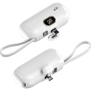 Linktech EP52 4800 mAh Type-C Dock Stant Lightning Kablolu Mini Powerbank