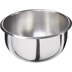 25CM Büyükboy Çelik Tas Paslanmaz Çelik Oval Taban Mayonez Tenceresi Ev Tipi Çelik Çırpma Tenceresi