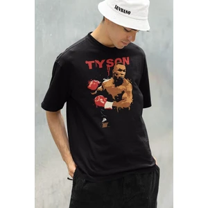Efsane Boksör Mike Tyson Baskılı Unisex Oversize Tişört