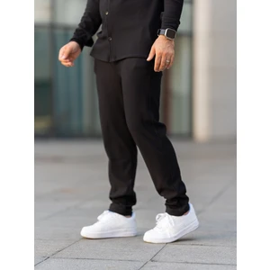 Erkek Pantolon , Waffle Kumaş Jogger Pantolon, Soğuk Havalara Uygun, Baharlık, Pamuklu, Günlük Giyim, Rahat Kesim