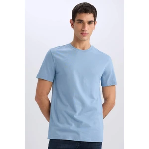 %100 Pamuk New Regular Fit Bisiklet Yaka Basic Düz Kısa Kollu Tişört V7699AZ25SP
