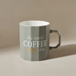 Latte Coffee Kupa 325 ml Gri
