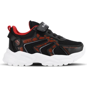 KANNER I Erkek Çocuk Sneaker Koşu & Yürüyüş Ayakkabısı Siyah / Kırmızı