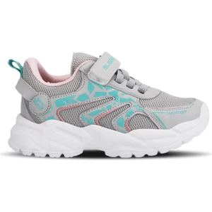 KANNER I Kız Çocuk Sneaker Koşu & Yürüyüş Ayakkabısı Gri / Pembe