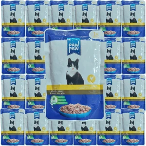 Paw Paw Jöle Içinde Tavuklu Yaş Kedi Maması 85 gr x 24 Adet