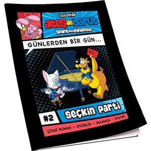 Ateş ile Barut | Günlerden Bir Gün Çizgi Roman Serisi | #2 Seçkin Parti | Özgün & Komik & Güvenli & Temiz İçerik  | Psikolog Onaylı | İlkokul & Ortaokul Seviyesi Çocuk Kitabı