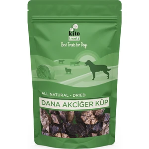 Dana Akciger Küp Atıştırmalık Köpek Ödül Maması %100 Doğal, Glutensiz, Organik 100 gr