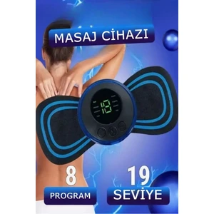 Ovmalı Akımlı Tens Masaj Cihazı 8 Farklı Masaj Seçeneği 19 Yoğunluk Seviyeli