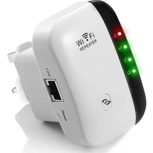 Wifi Repeater Menzil Genişletici Sinyal Güçlendirici, 300MBPS Ev Için Internet Erişim Noktası