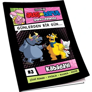 Ateş ile Barut | Günlerden Bir Gün Çizgi Roman Serisi | #3 Kabadayı | Özgün & Komik & Güvenli & Temiz İçerik  | Psikolog Onaylı | İlkokul & Ortaokul Seviyesi Çocuk Kitabı