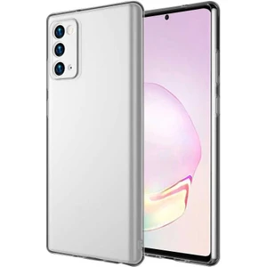 noktaks - Galaxy Note 20 - Kılıf Koruyucu Esnek Imax Silikon - Şeffaf - T14725