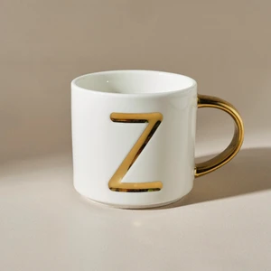 Z Harfli Kupa 400 ml Beyaz